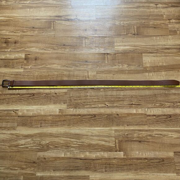 NWOT LEVI’S Men’s Sz 44 Brown 100% Full Grain Bovine Leather Belt Western Work - Picture 8 of 16